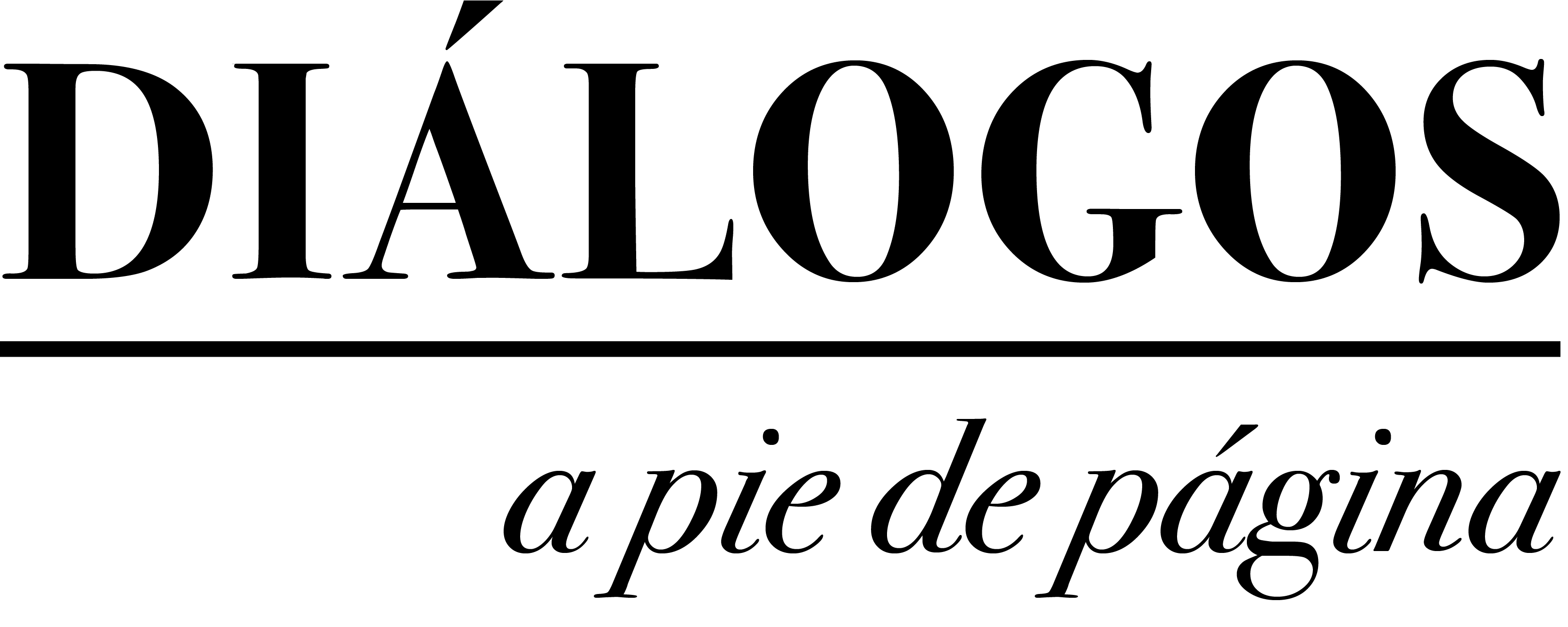 Diálogos a pie de página